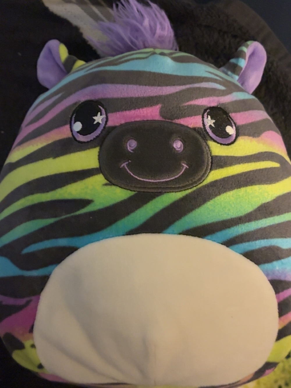 Plush Rainbow Zebra Squishmallow